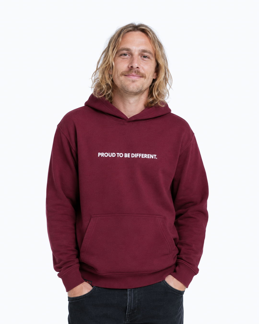 Sudadera Orgulloso de Ser Diferente - Burdeos