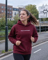 Felice di essere diverso Hoodie - Bordeaux
