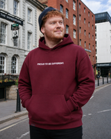 Sudadera Orgulloso de Ser Diferente - Burdeos