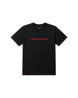 Stolz, anders zu sein Jugend-T-Shirt - Schwarz
