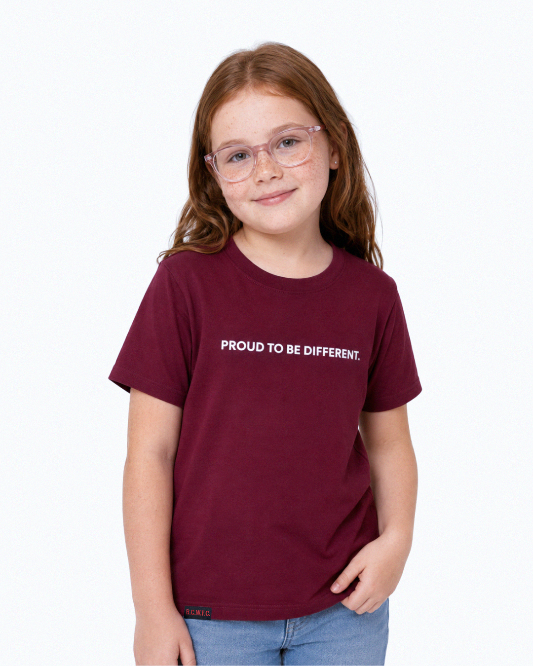 Proud to be Different Youth T-Shirt - Burgundy