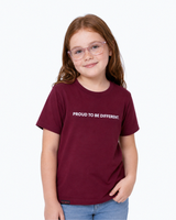 Orgoglioso di essere diverso T-shirt per giovani - Bordeaux