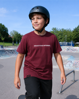 Proud to be Different Youth T-Shirt - Burgundy