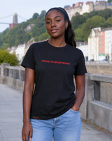 Stolz, anders zu sein T-Shirt - Schwarz